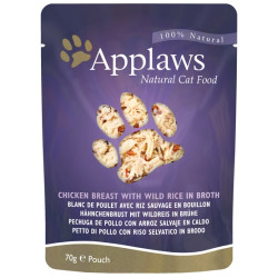 Applaws saszetka dla kota Kurczak i Dziki Ryż 70g - All4Animals