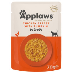 Applaws saszetka dla kota Kurczak i Dynia 70g - All4Animals