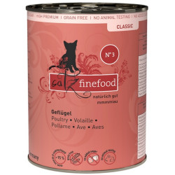 Catz Finefood Classic N.03 Drób puszka 400g - All4Animals