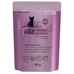 Catz Finefood Classic N.11 Jagnięcina i Królik saszetka 85g - All4Animals