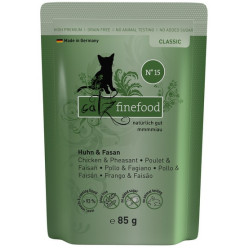 Catz Finefood Classic N.15 Kurczak i Bażant saszetka 85g - All4Animals