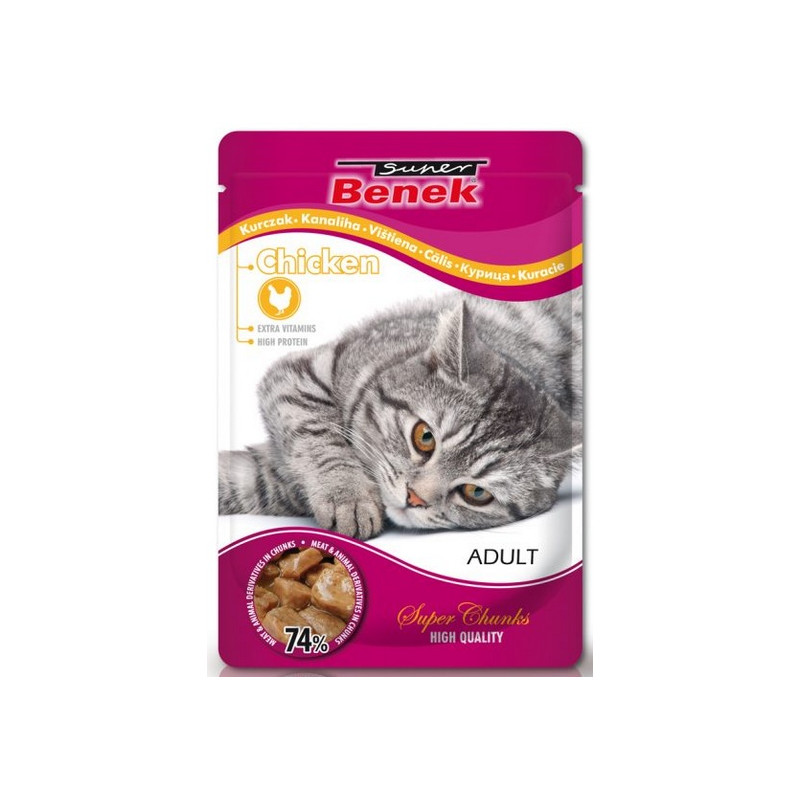 Super Benek saszetka kurczak w sosie 100g - All4Animals