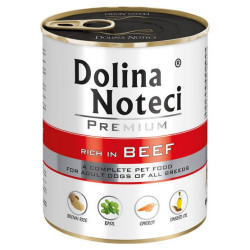 Dolina Noteci Premium Pies Wołowina puszka 800g - All4Animals