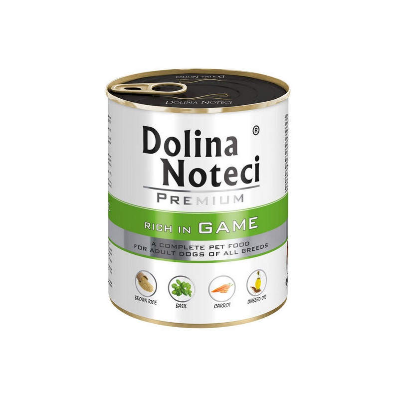 Dolina Noteci Premium Pies Dziczyzna puszka 800g - All4Animals