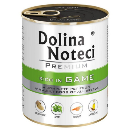 Dolina Noteci Premium Pies Dziczyzna puszka 800g - All4Animals