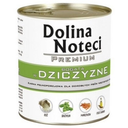 Dolina Noteci Premium Pies Dziczyzna puszka 800g - All4Animals