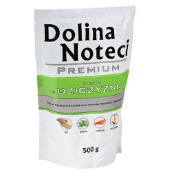 Dolina Noteci Premium Pies Dziczyzna saszetka 500g - All4Animals