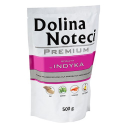 Dolina Noteci Premium Pies Indyk saszetka saszetka 500g - All4Animals