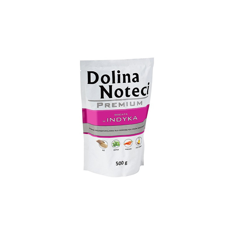 Dolina Noteci Premium Pies Indyk saszetka saszetka 500g - All4Animals Dolina Noteci Premium Pies Indyk saszetka saszetka 500g - All4Animals