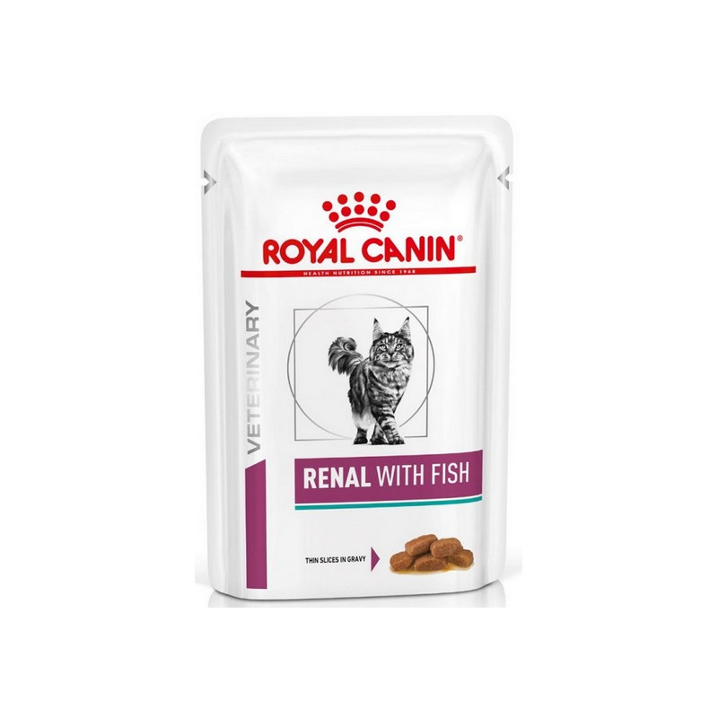 Royal Canin Veterinary Diet Feline Renal Ryba saszetka 85g - All4Animals