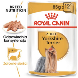 Royal Canin Yorkshire Terrier Adult karma mokra - pasztet, dla psów dorosłych rasy yorkshire terrier saszetka 85g - All4Animals