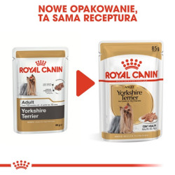 Royal Canin Yorkshire Terrier Adult karma mokra - pasztet, dla psów dorosłych rasy yorkshire terrier saszetka 85g - All4Animals
