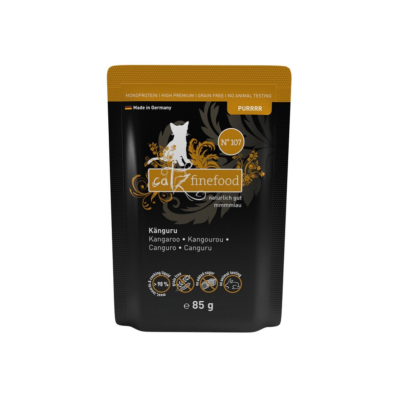 Catz Finefood Purrrr N.107 Kangur saszetka 85g - All4Animals