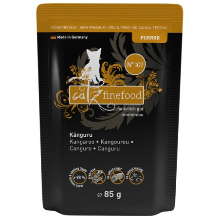 Catz Finefood Purrrr N.107 Kangur saszetka 85g - All4Animals