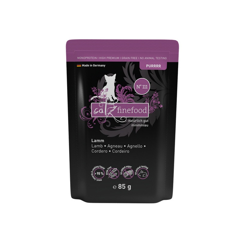 Catz Finefood Purrrr N.111 Jagnięcina saszetka 85g - All4Animals