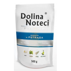 Dolina Noteci Premium Pies Pstrąg saszetka 500g - All4Animals
