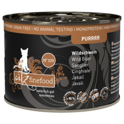 Catz Finefood Purrrr N.109 Dzik puszka 200g - All4Animals