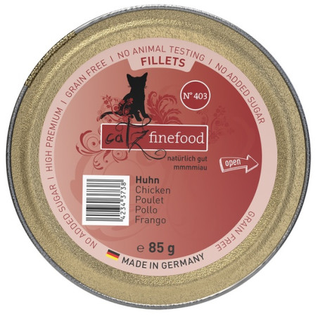 Catz Finefood Filety N.403 Kurczak tacka 85g - All4Animals
