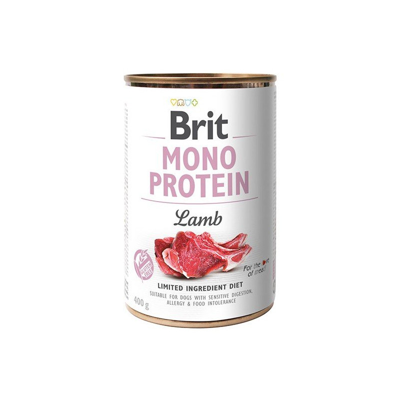 Brit Mono Protein Lamb puszka 400g - All4Animals