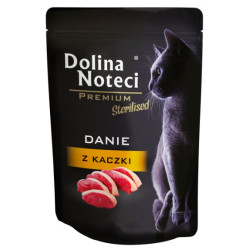 Dolina Noteci Premium Kot Sterilised Danie z kaczki saszetka 85g - All4Animals