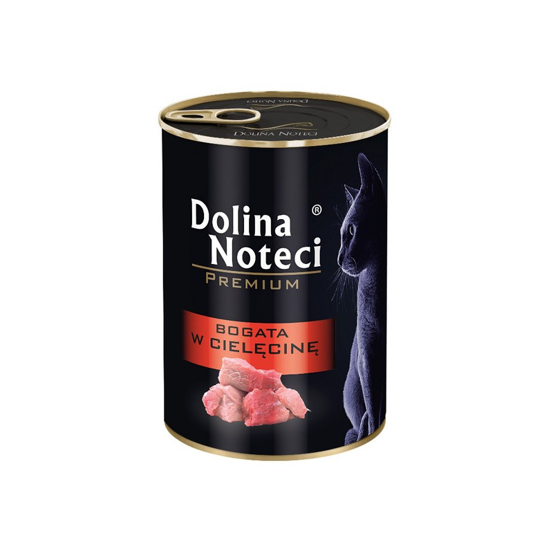 Dolina Noteci Premium Kot Bogata w cielęcinę puszka 400g - All4Animals