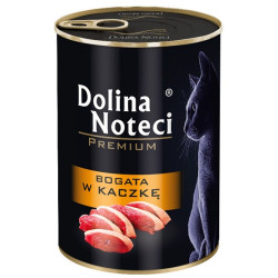 Dolina Noteci Premium Kot Bogata w kaczkę puszka 400g - All4Animals