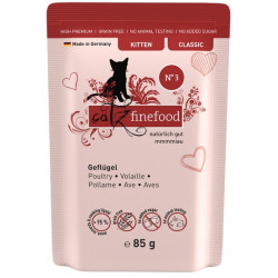 Catz Finefood Classic Kitten N.03 Drób saszetka 85g - All4Animals