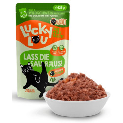 Lucky Lou Lifestage Adult Wołowina i dzik saszetka 125g - All4Animals