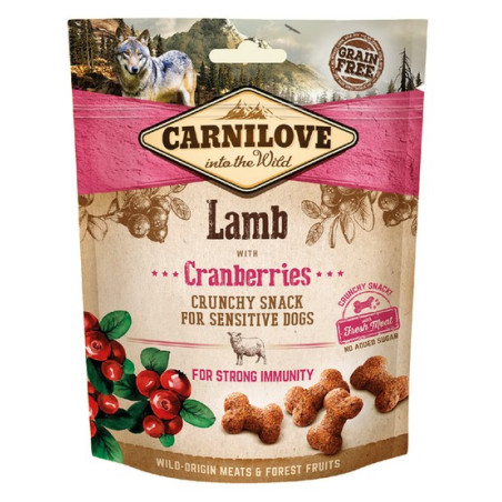 Carnilove Dog Snack Fresh Crunchy Lamb+Cranberries 200g - All4Animals