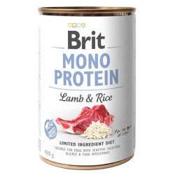 Brit Mono Protein Lamb & Rice puszka 400g - All4Animals