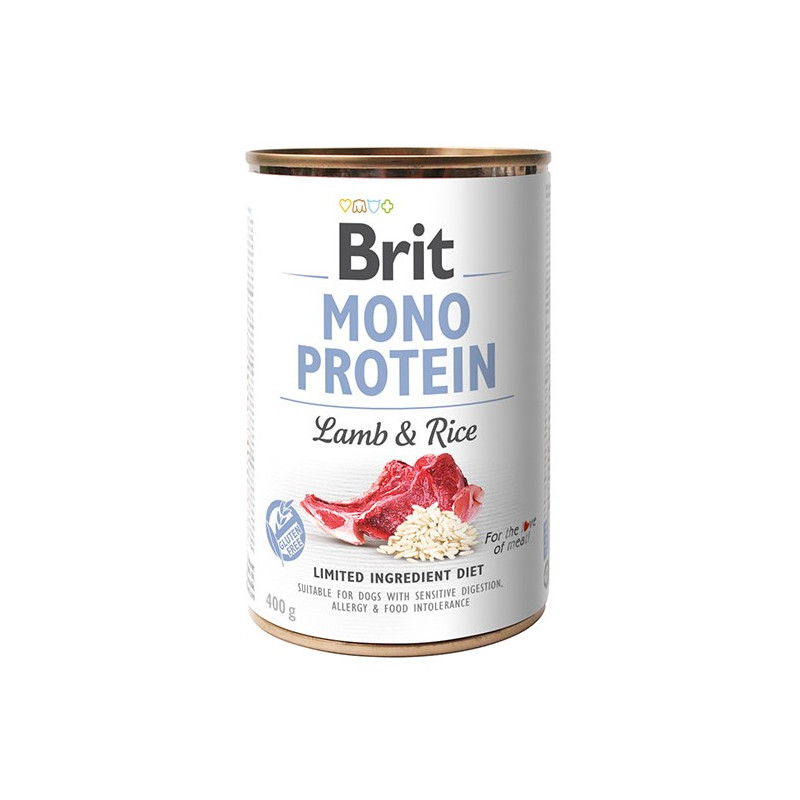 Brit Mono Protein Lamb & Rice puszka 400g - All4Animals