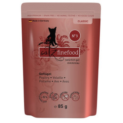 Catz Finefood Classic N.03 Drób saszetka 85g - All4Animals