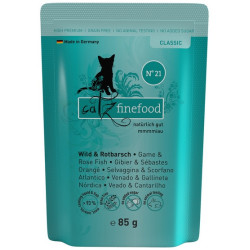 Catz Finefood Classic N.21 Dziczyzna i Karmazyn saszetka 85g - All4Animals