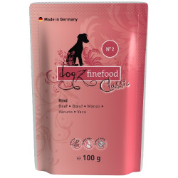 Dogz Finefood Classic N.02 Wołowina saszetka 100g - All4Animals