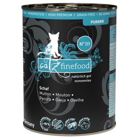 Catz Finefood Purrrr N.113 Owca puszka 400g - All4Animals
