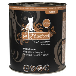 Catz Finefood Purrrr N.109 Dzik puszka 800g - All4Animals