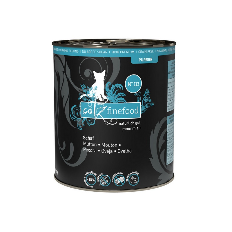 Catz Finefood Purrrr N.113 Owca puszka 800g - All4Animals