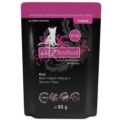 Catz Finefood Purrrr N.119 Wołowina saszetka 85g - All4Animals