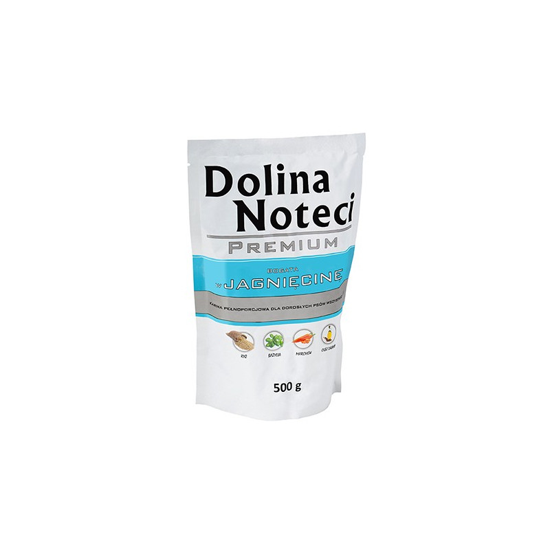 Dolina Noteci Premium Pies Jagnięcina saszetka 500g - All4Animals