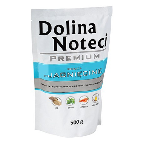 Dolina Noteci Premium Pies Jagnięcina saszetka 500g - All4Animals