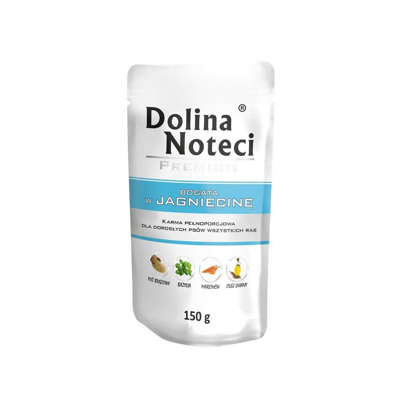Dolina Noteci Premium Pies Jagnięcina saszetka 150g - All4Animals