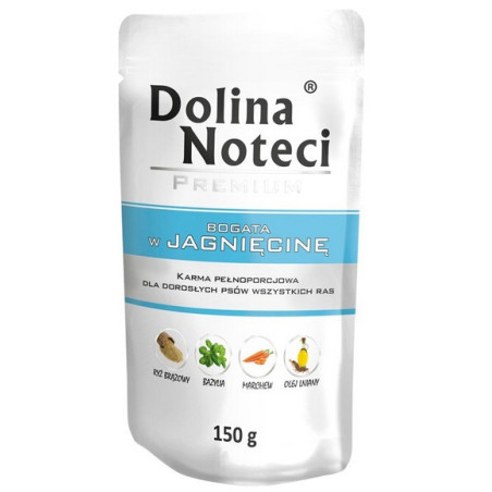 Dolina Noteci Premium Pies Jagnięcina saszetka 150g - All4Animals