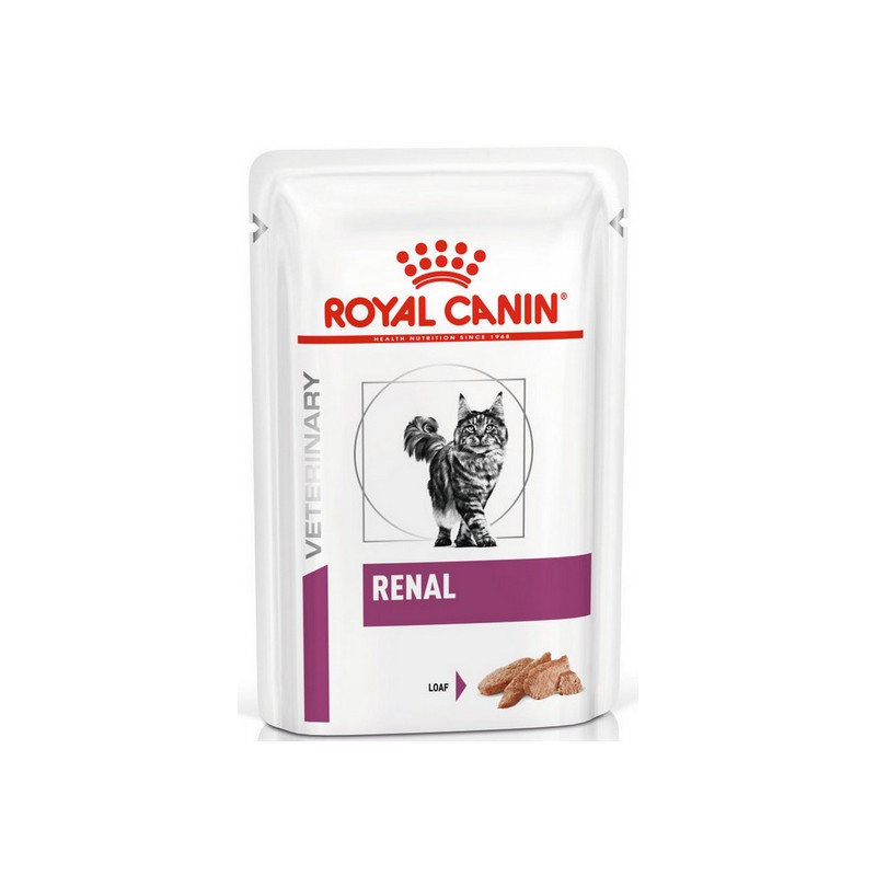 Royal Canin Veterinary Diet Feline Renal Loaf saszetka 85g - All4Animals Royal Canin Veterinary Diet Feline Renal Loaf saszetka 85g - All4Animals