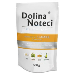 Dolina Noteci Premium Pies Kaczka i dynia saszetka 500g - All4Animals