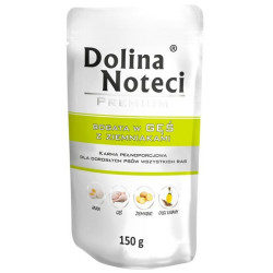 Dolina Noteci Premium Pies Gęś i ziemniaki saszetka 150g - All4Animals