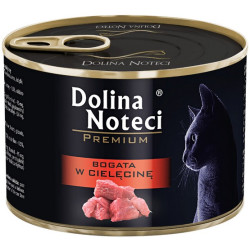 Dolina Noteci Premium Kot Bogata w cielęcinę puszka 185g - All4Animals