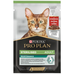 Purina Pro Plan Cat Sterilised wołowina saszetka 85g - All4Animals
