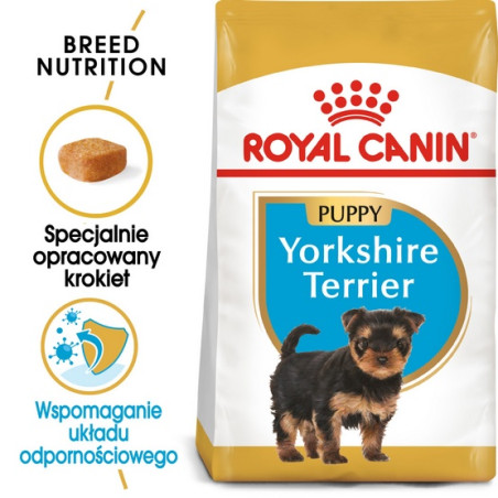 Royal Canin Yorkshire Terrier Puppy karma sucha dla szczeniąt do 10 miesiąca, rasy yorkshire terrier 1,5kg - All4Animals