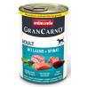 Animonda GranCarno Original Adult Lachs Spinat Łosoś + Szpinak puszka 400g - All4Animals