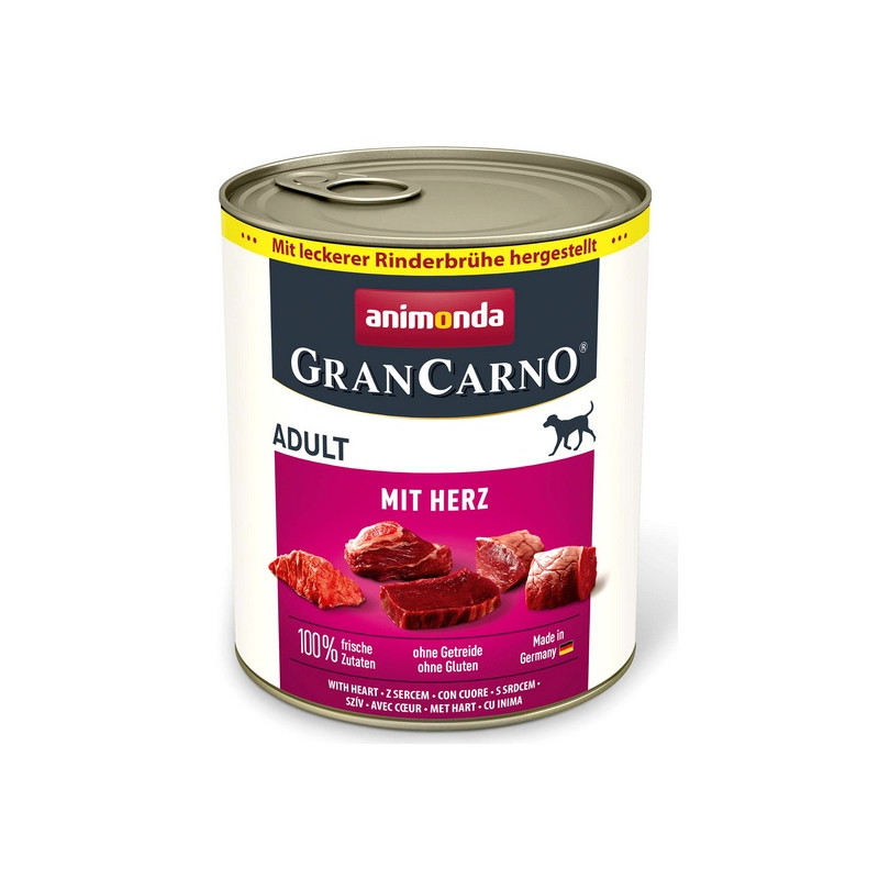 Animonda GranCarno Original Adult Herz Serca puszka 800g - All4Animals